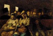 The Third-class Carriage, Honore  Daumier